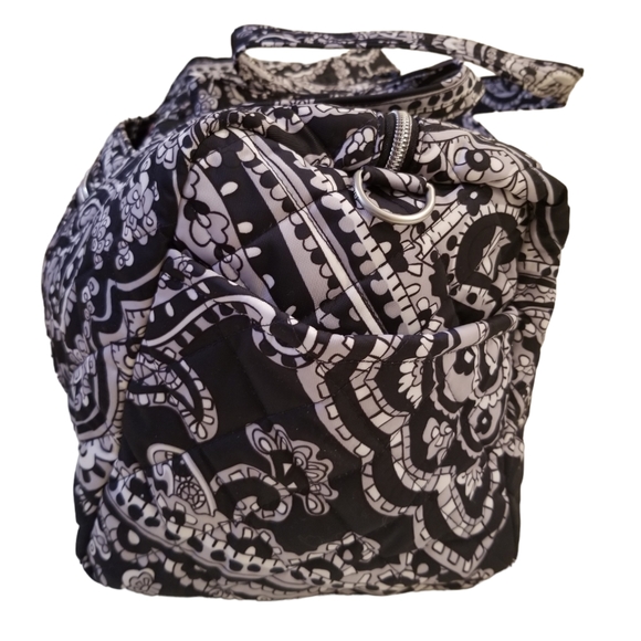 Vera Bradley small travel duffle bag Deep Night Paisley - Picture 2 of 7